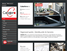 Tablet Screenshot of caballerosc.com